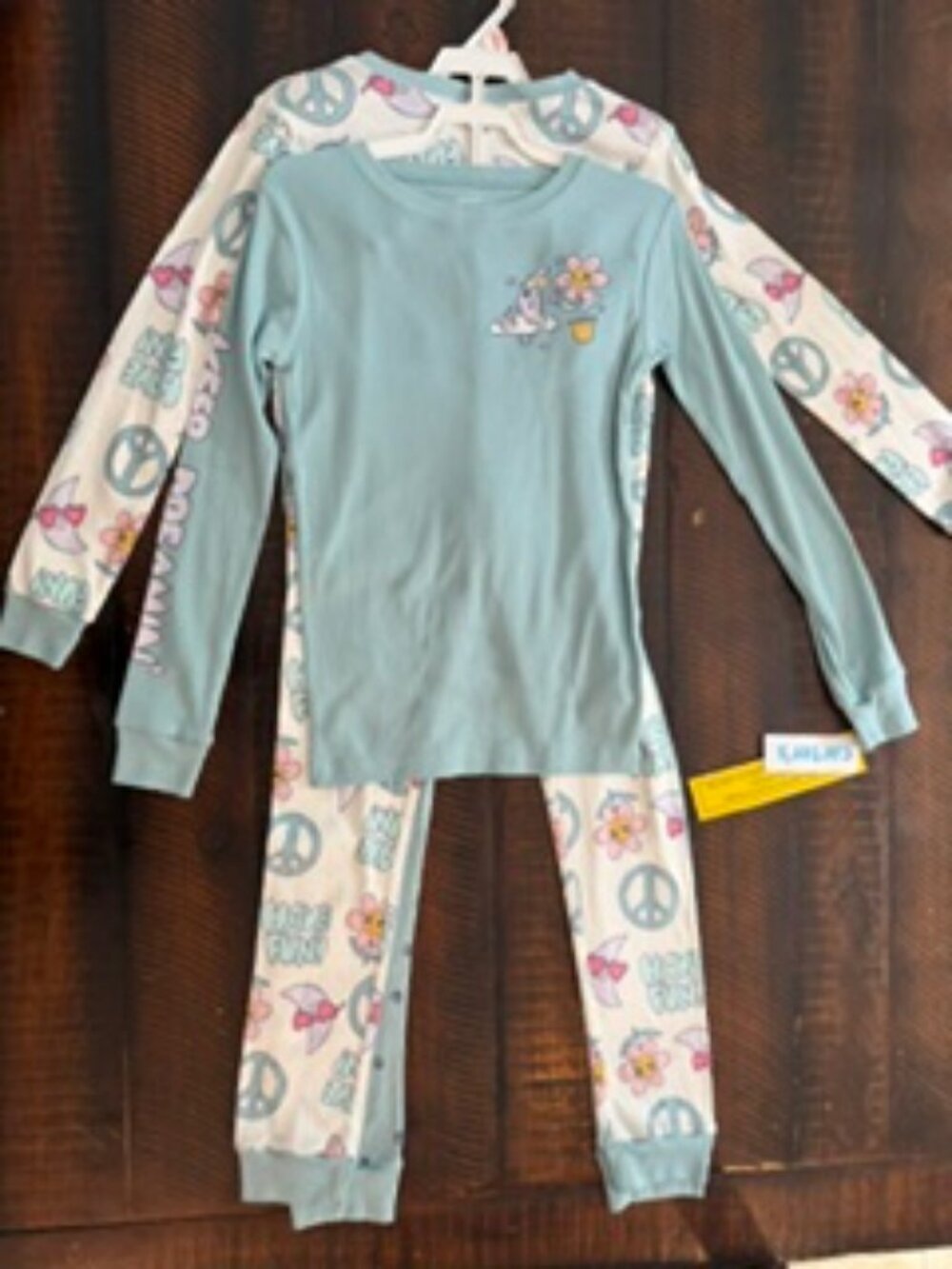 NWT Carter's Kids Size 10 Winter Pajama Set - 2pc Pants & Long Sleeve
